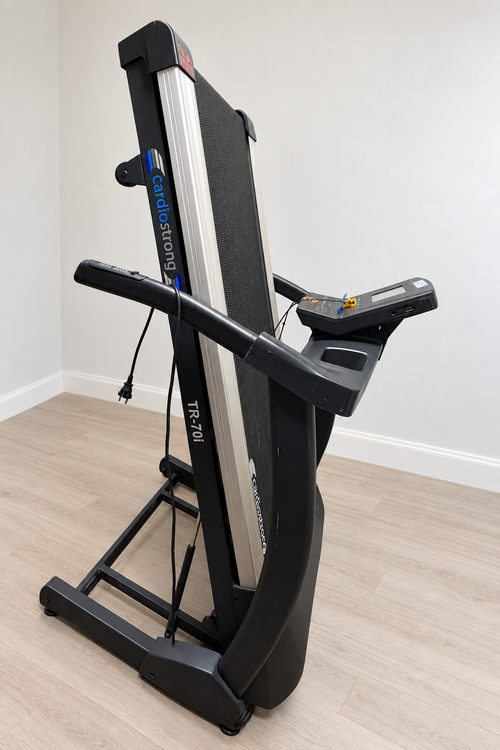 Bieżnia CardioStrong TR70i składana do domu – ekran, nachylenie